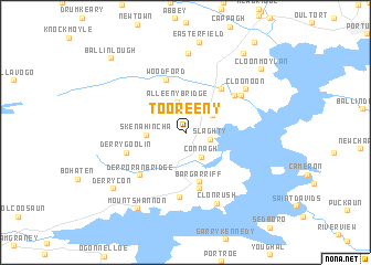 map of Tooreeny