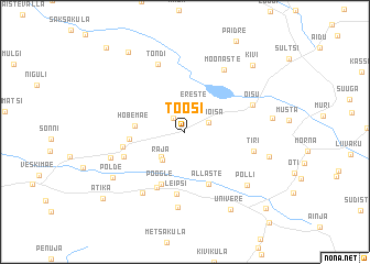 map of Toosi