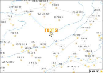 map of Tootsi