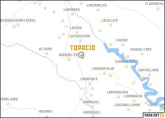 map of Topacio