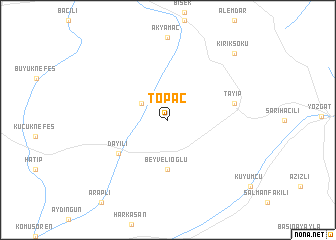 map of Topaç