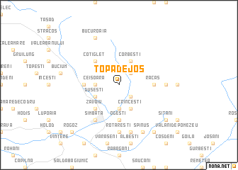 map of Topa de Jos