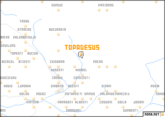 map of Topa de Sus