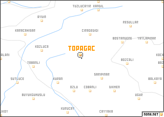 map of Topağaç