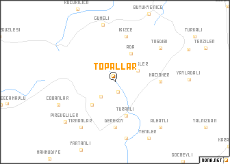 map of Topallar