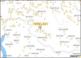 map of Topalovi°