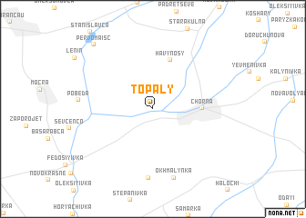 map of Topaly