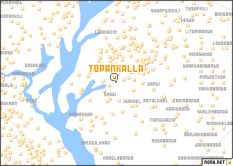 map of Topan Kalla