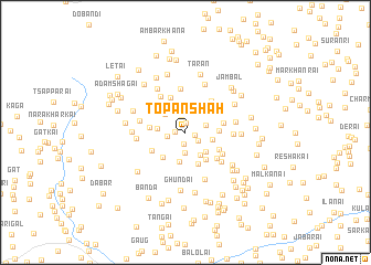 map of Topan Shāh