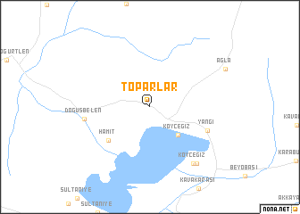 map of Toparlar