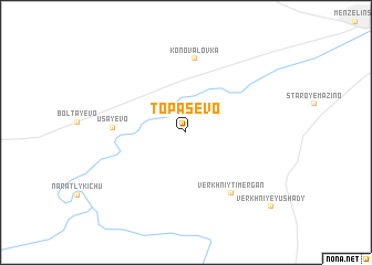 map of Topasevo