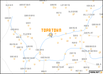 map of Topa Town