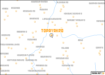 map of Topayakro