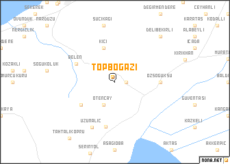 map of Topboğazı