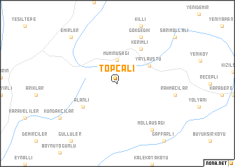 map of Topçalı