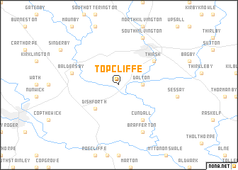 map of Topcliffe