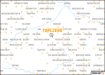 map of Topczewo