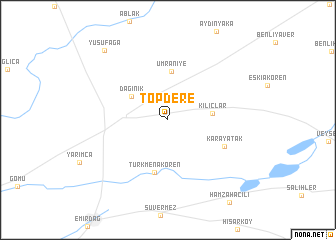 map of Topdere