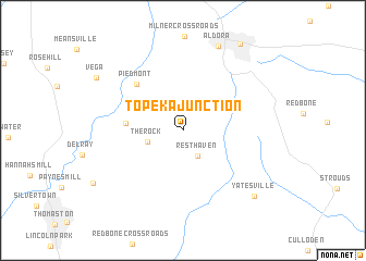 map of Topeka Junction