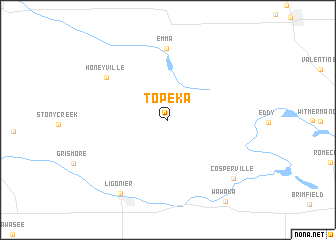 map of Topeka