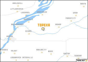 map of Topeka