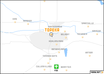 map of Topeka
