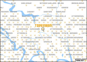 map of Toperbāri