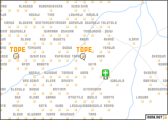 map of Tope
