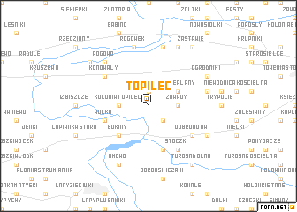 map of Topilec