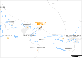map of Topilin