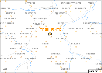 map of Topilishta