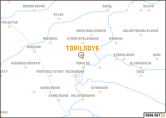 map of Topilʼnoye