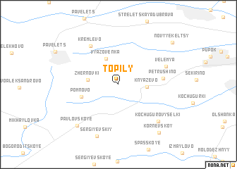 map of Topily