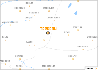 map of Topkanlı