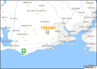 map of Topkapı