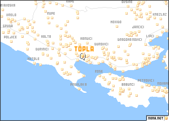 map of Topla