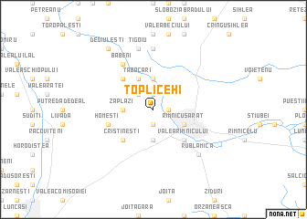 map of Toplicehi