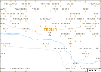 map of Toplin