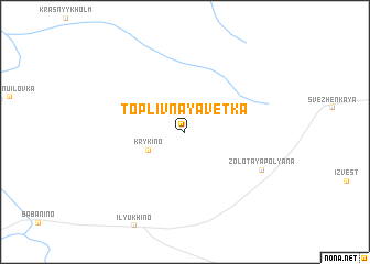 map of Toplivnaya Vetka