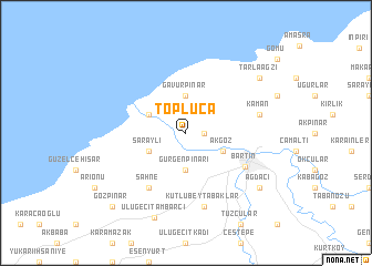 map of Topluca