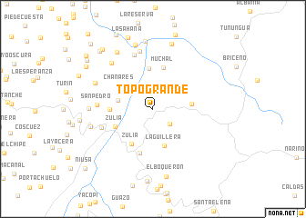 map of Topo Grande