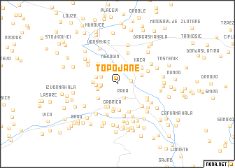 map of Topojane