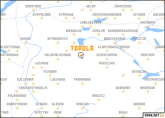 map of Topola