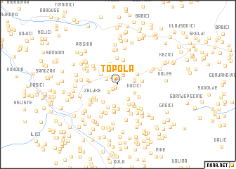 map of Topola