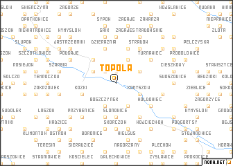 map of Topola