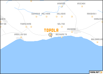 map of Topola
