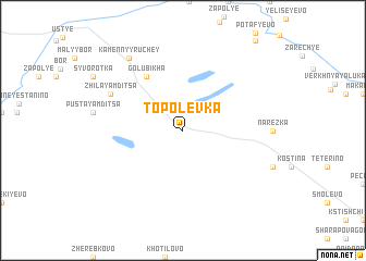 map of Topolëvka