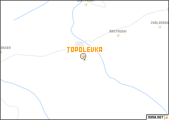 map of Topolëvka