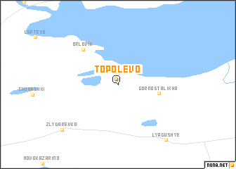 map of Topolëvo