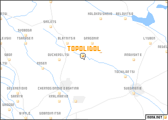 map of Topoli Dol